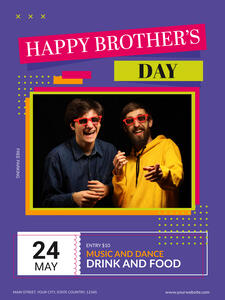 brothersdayposter maker advertisement poster