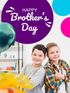 brothersdayposter maker people person