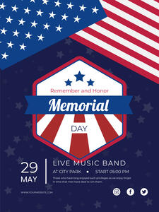 Advertisement Memorial Day Poster