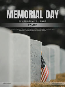 memorialdayposter maker advertisement tomb